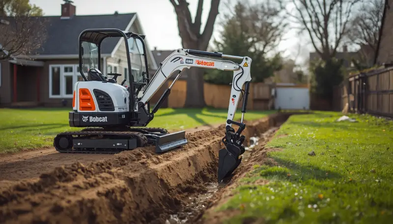 bager bobcat Novi Kneževac usluge iskopavanja