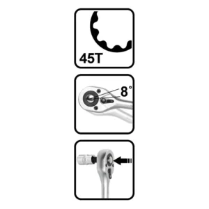 Set gedora 1/2” 20/1 HKTS12201 Ingco info